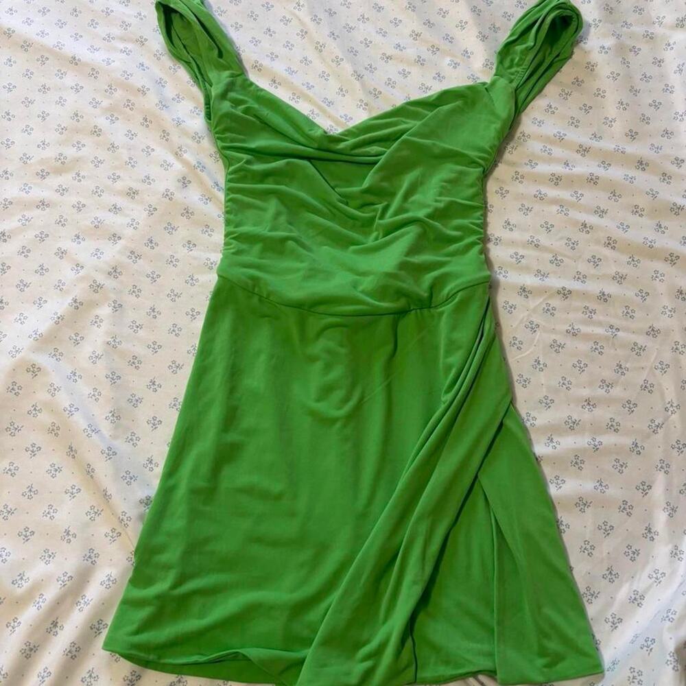 Tiger mist green mini dress